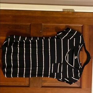 Black and White Striped T-Shirt